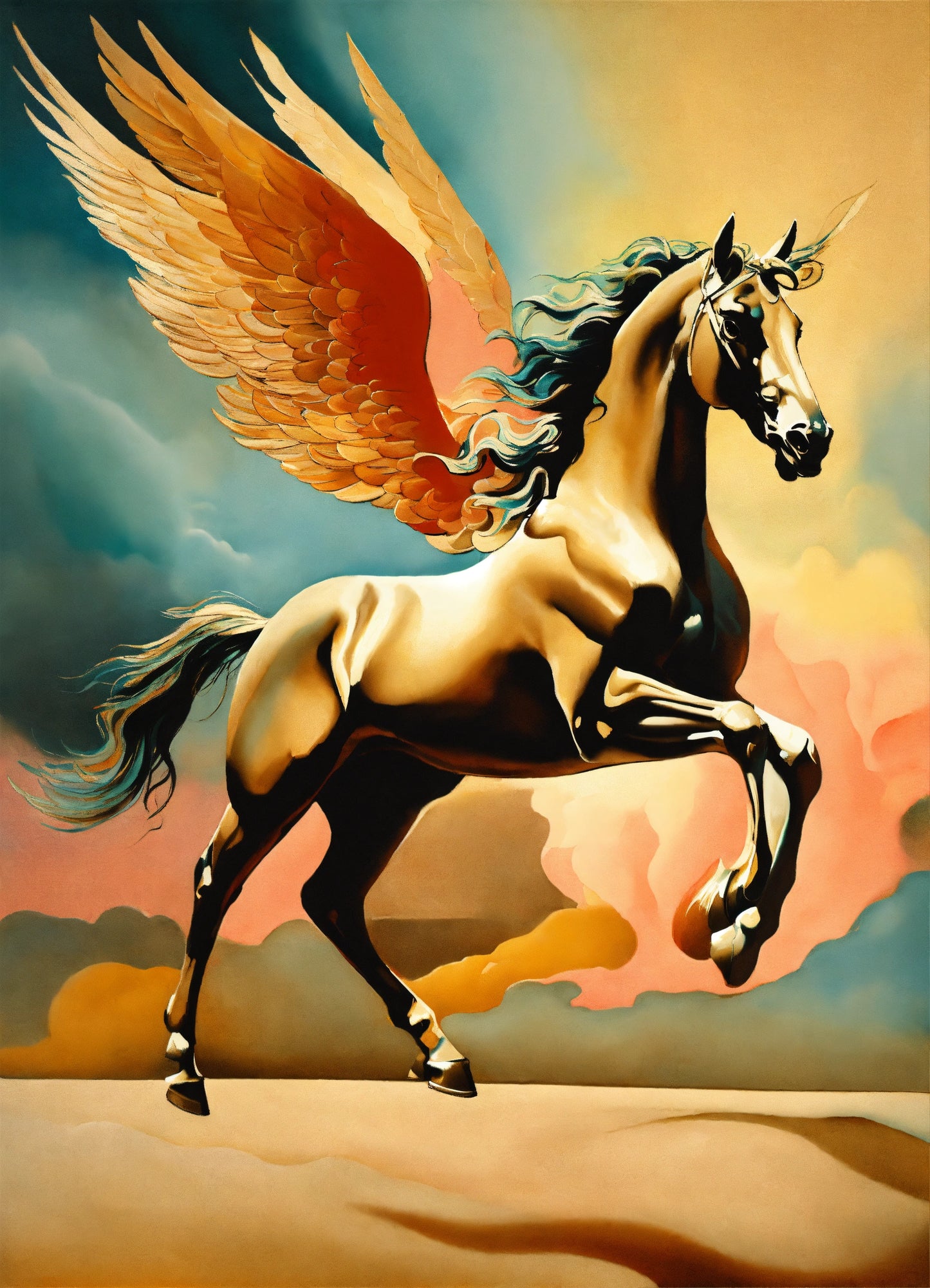Bild auf Leinwand: „Pegasus.“