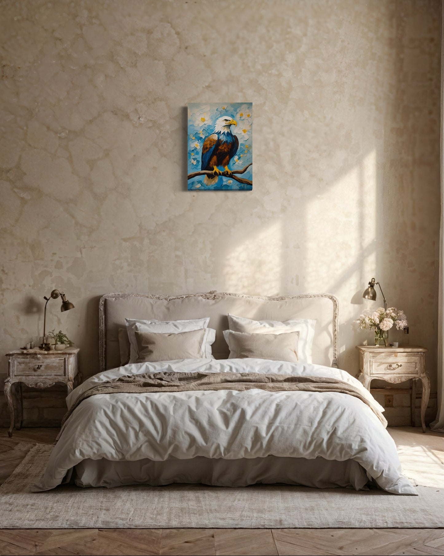 Bild auf Leinwand: „Eagle on a tree.“
