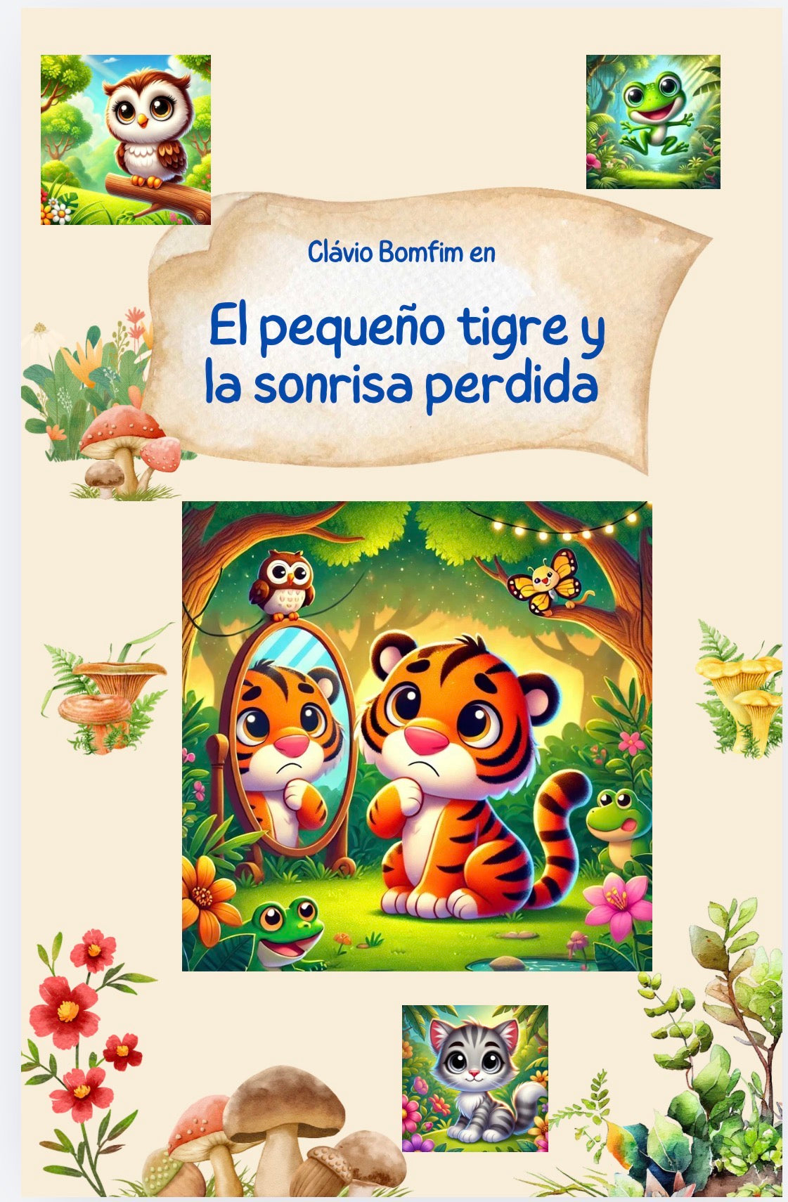 E-book infantil – El pequeño tigre y la sonrisa perdida
