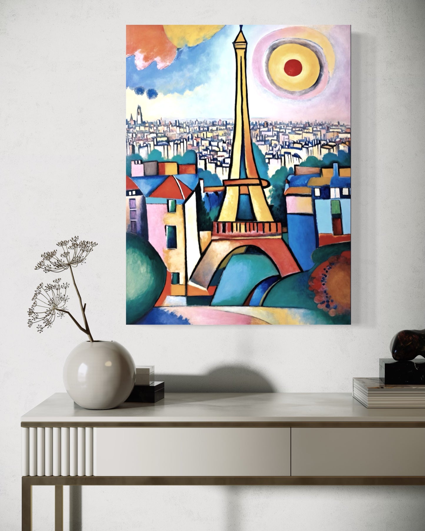 Bild auf Leinwand: "Vibrant Parisian Dreams II"