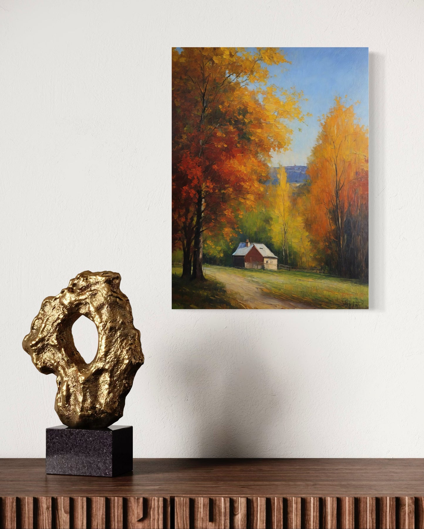 Bild auf Leinwand: "Fall Embrace"