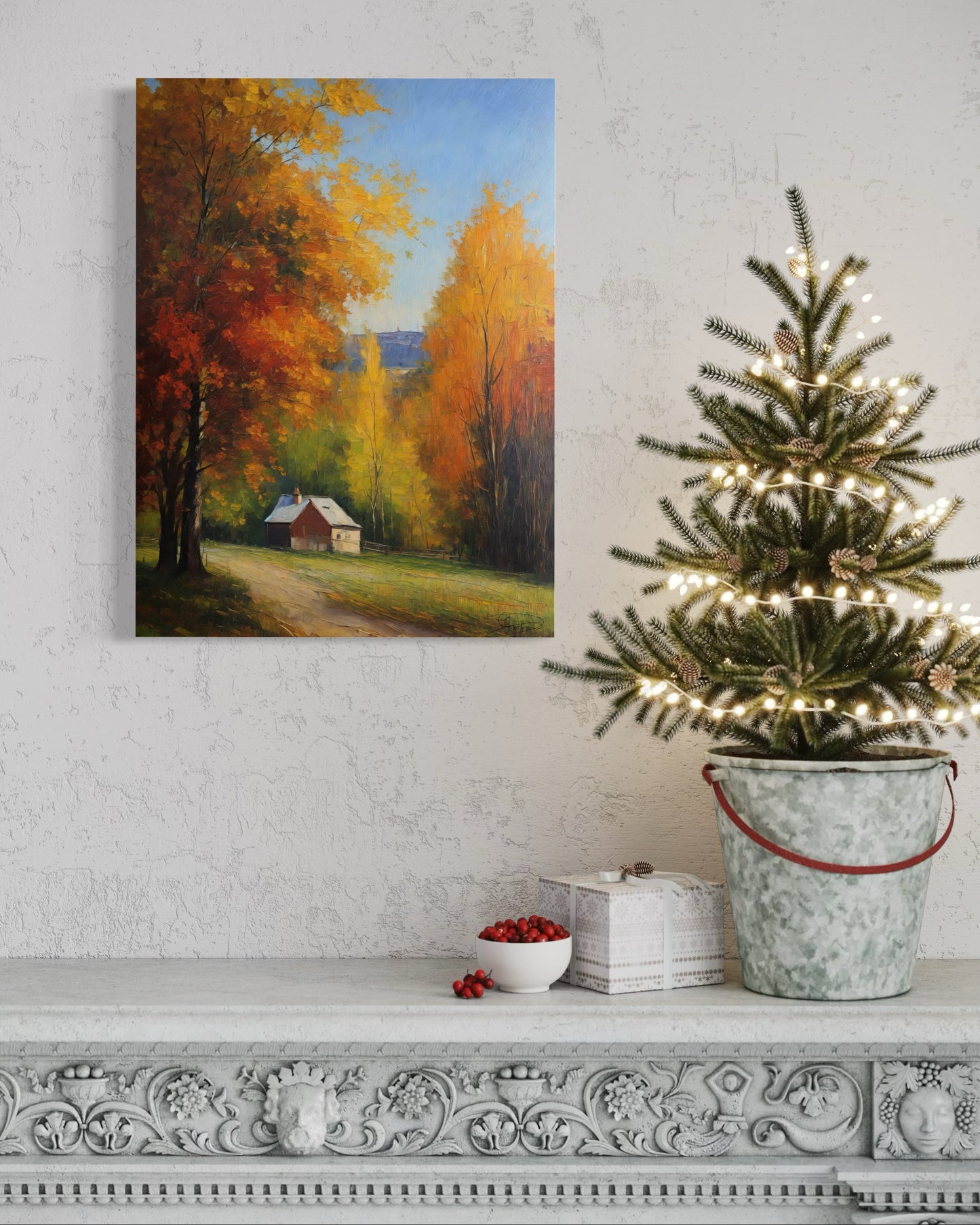 Bild auf Leinwand: "Fall Embrace"