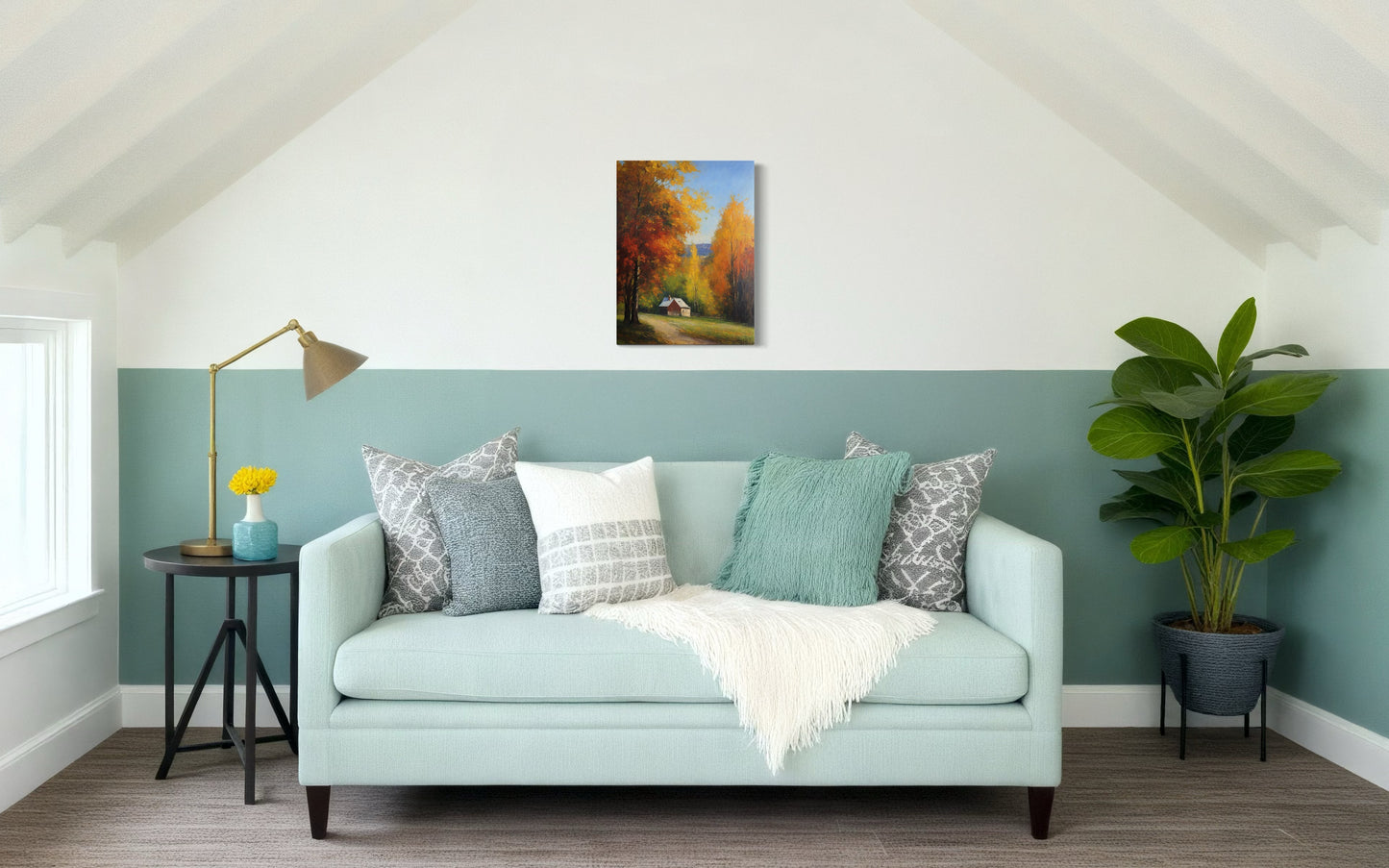 Bild auf Leinwand: "Fall Embrace"