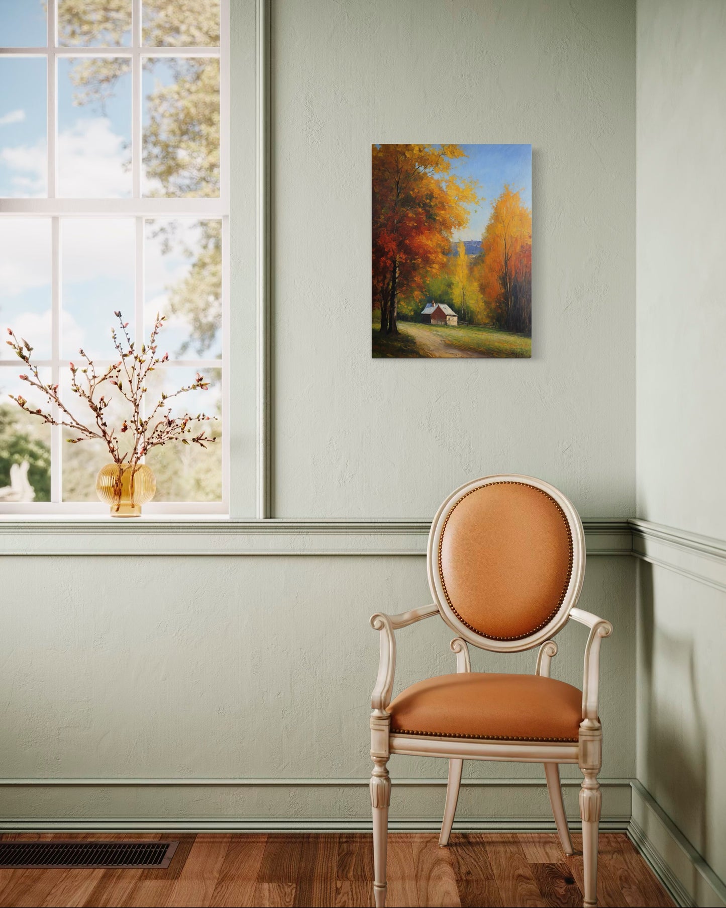Bild auf Leinwand: "Fall Embrace"