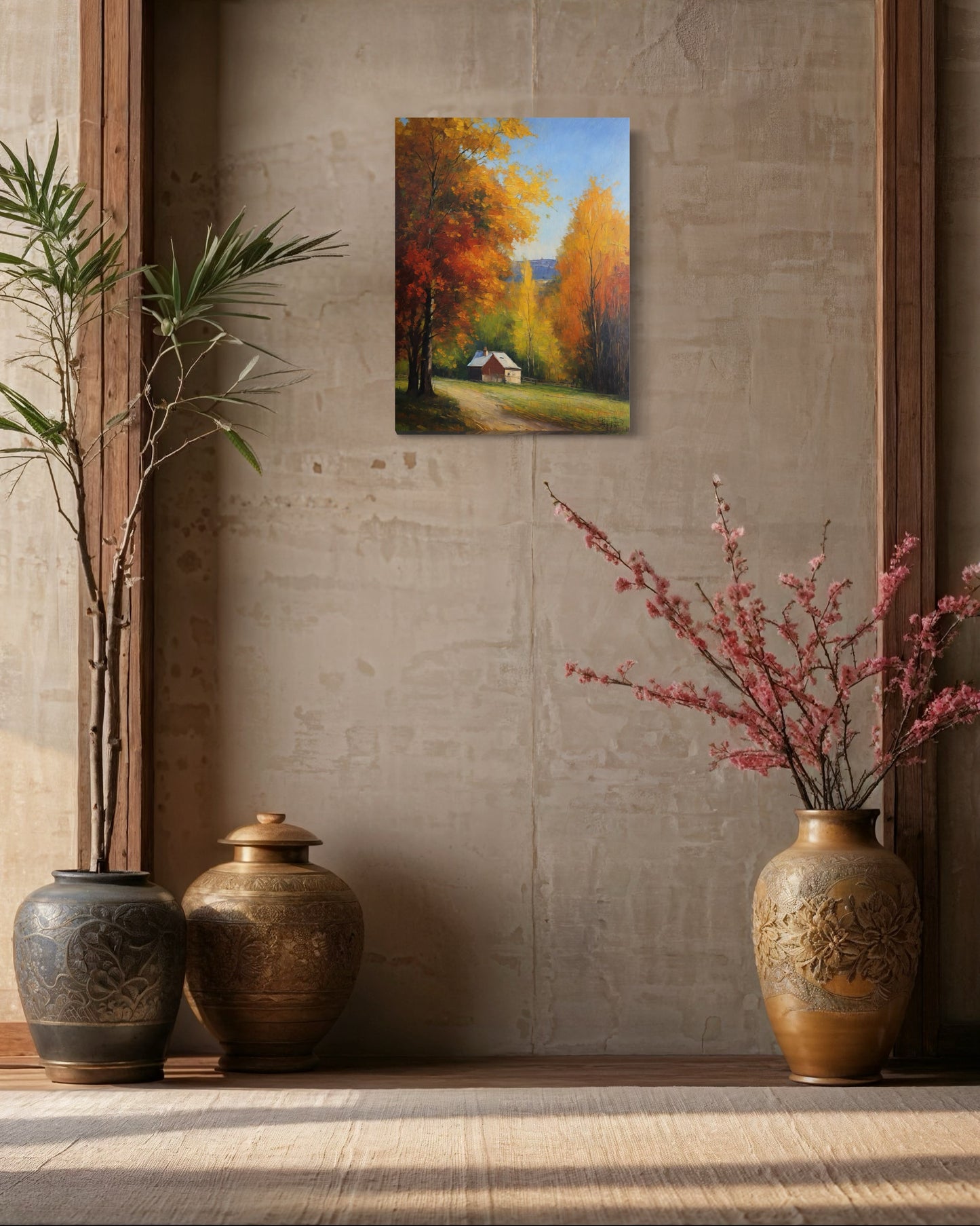 Bild auf Leinwand: "Fall Embrace"