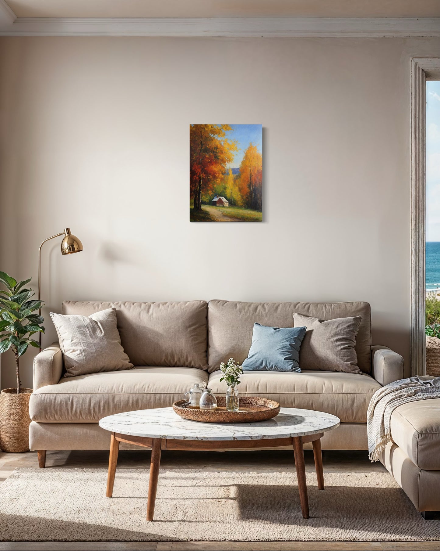 Bild auf Leinwand: "Fall Embrace"