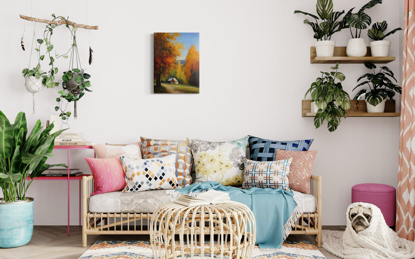 Bild auf Leinwand: "Fall Embrace"