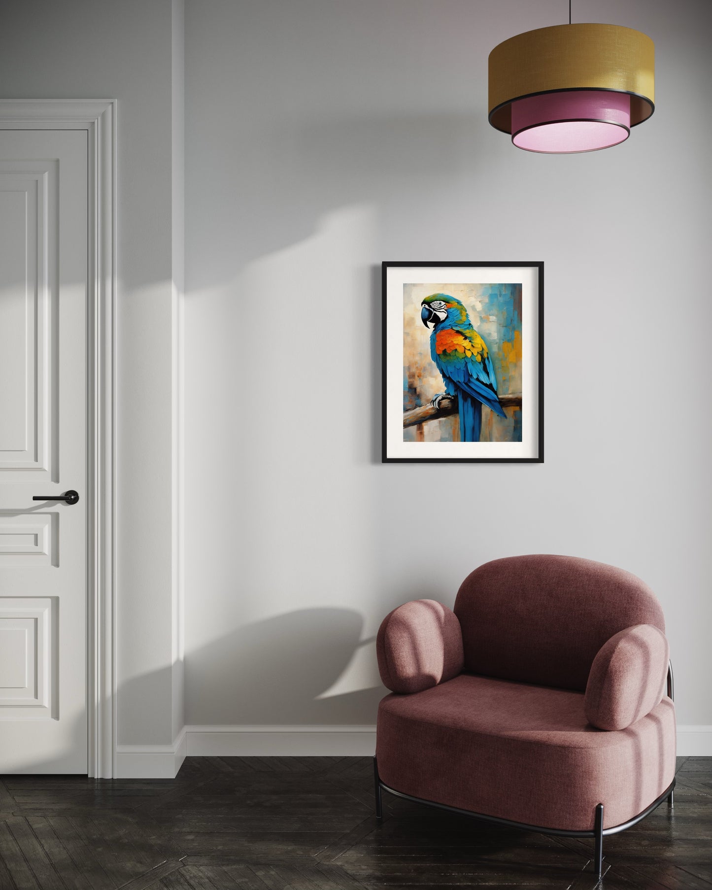 Bild im Rahmen: „Zé Manauara, The Parrot from Amazon.”