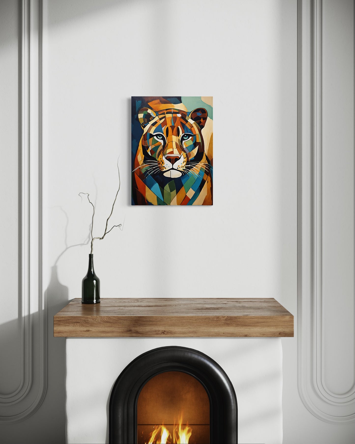 Bild auf Leinwand: „ Jaguar from Amazon.” (Abstract)