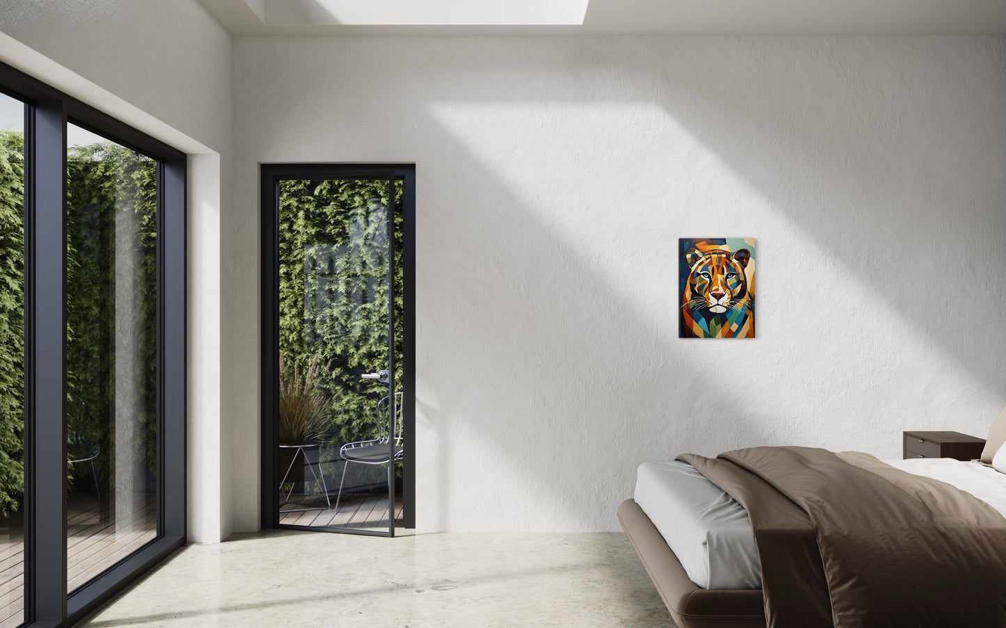 Bild auf Leinwand: „ Jaguar from Amazon.” (Abstract)