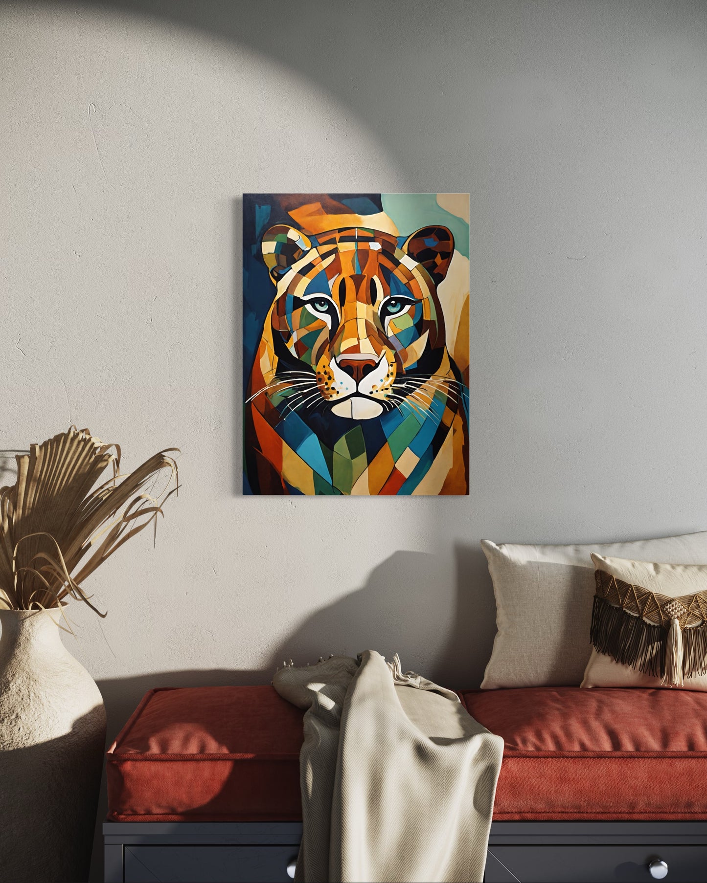 Bild auf Leinwand: „ Jaguar from Amazon.” (Abstract)
