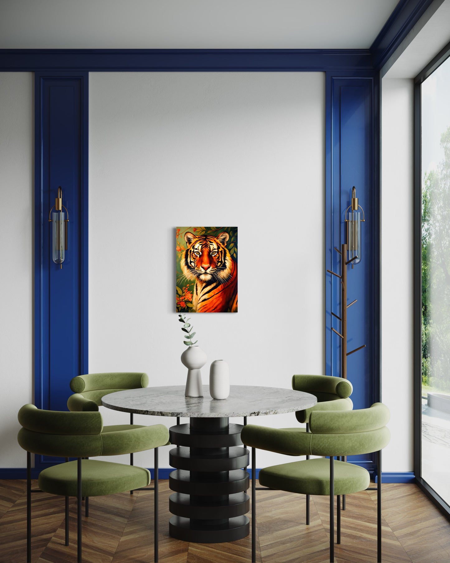 Bild auf Leinwand: „The Tiger.“