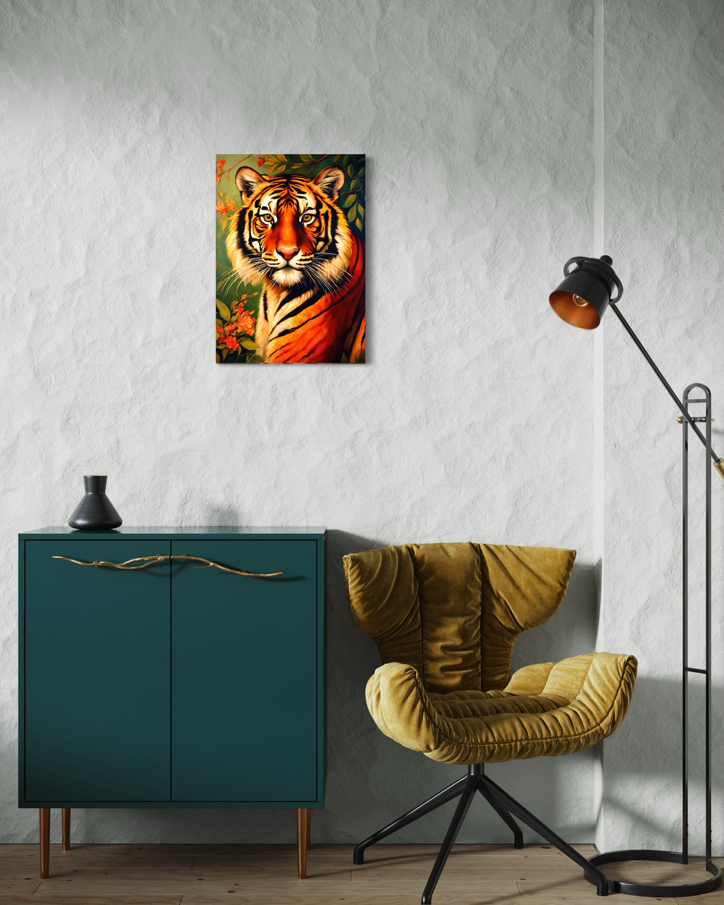 Bild auf Leinwand: „The Tiger.“