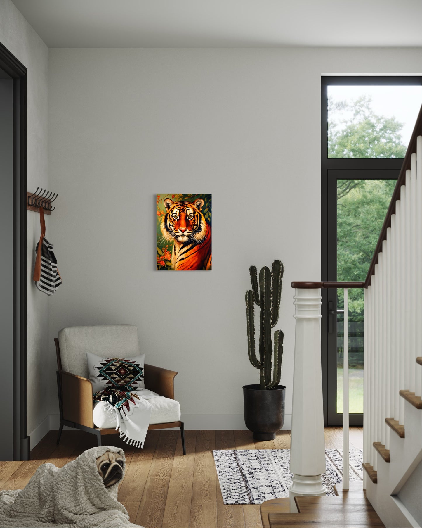 Bild auf Leinwand: „The Tiger.“