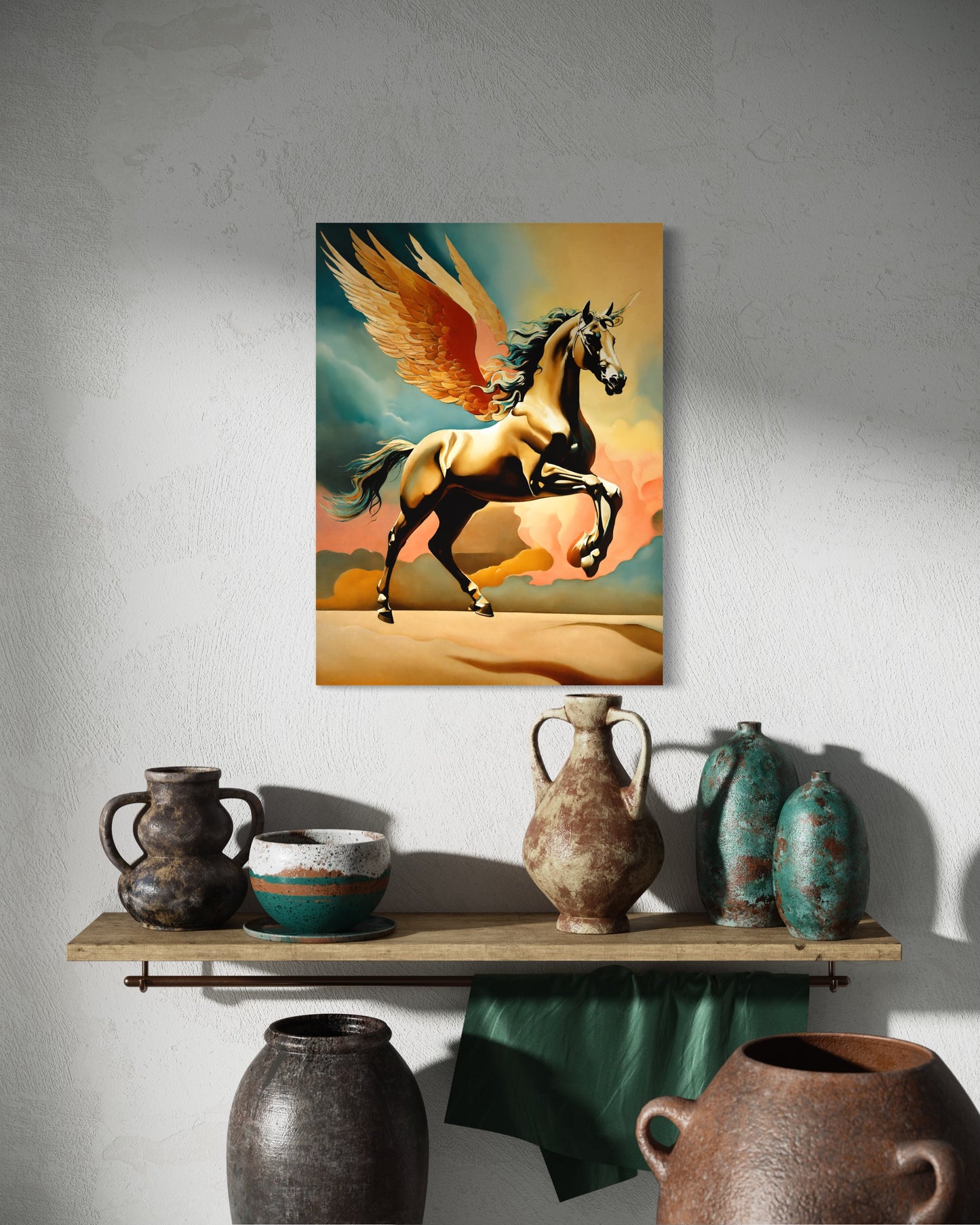 Bild auf Leinwand: „Pegasus.“