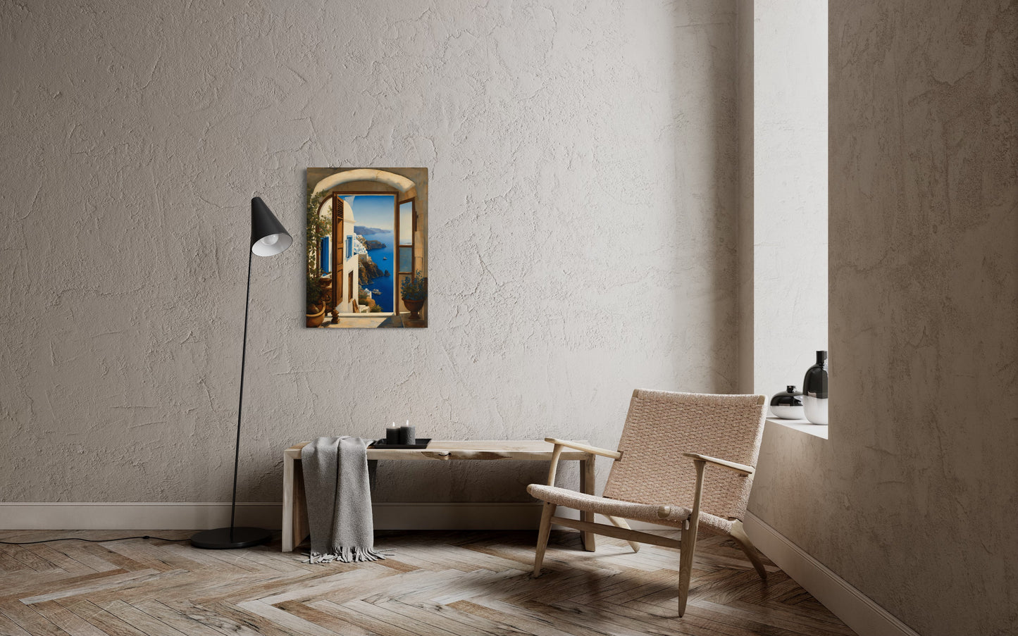 Bild auf Leinwand: „Santorini, Greece II.“