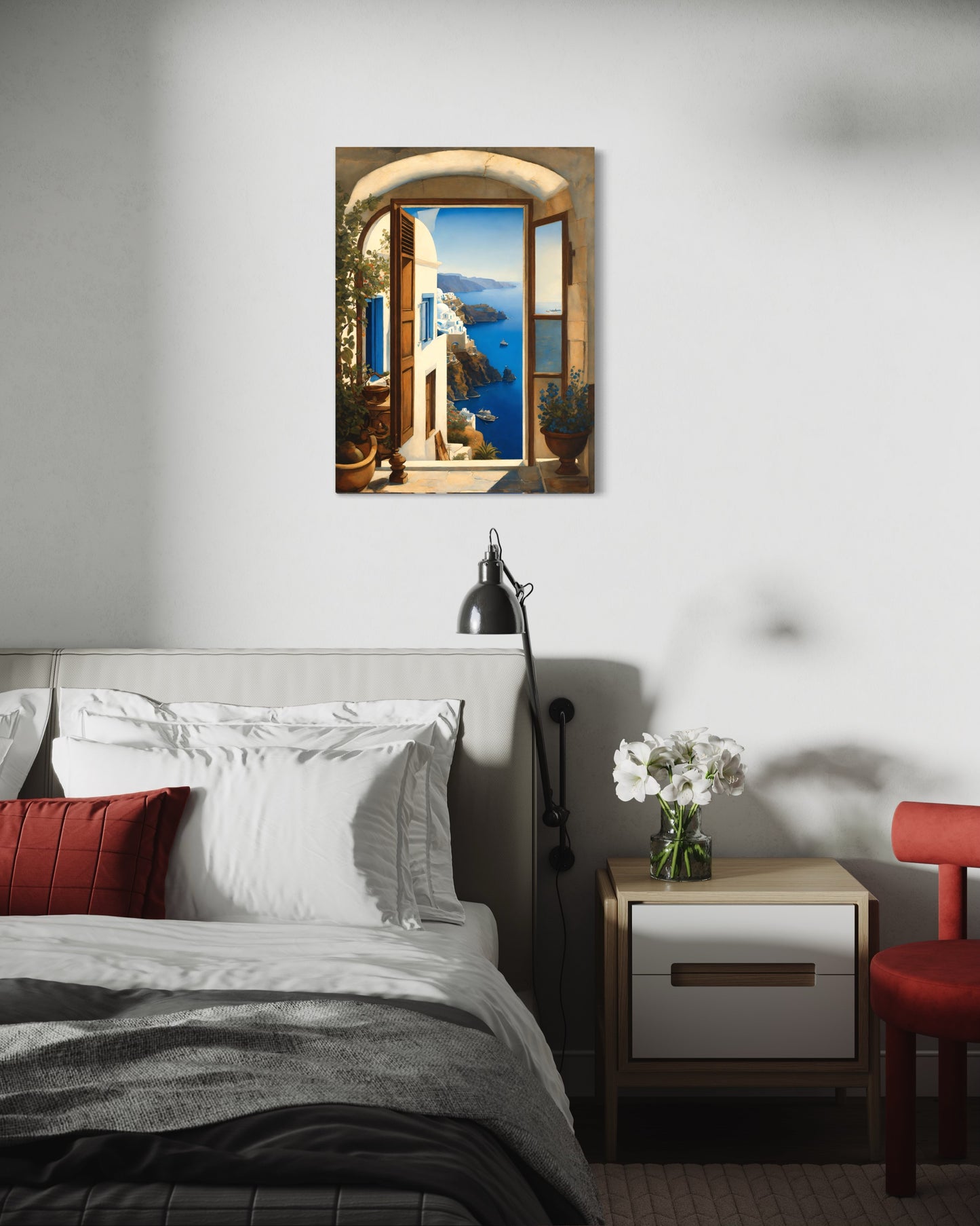 Bild auf Leinwand: „Santorini, Greece II.“