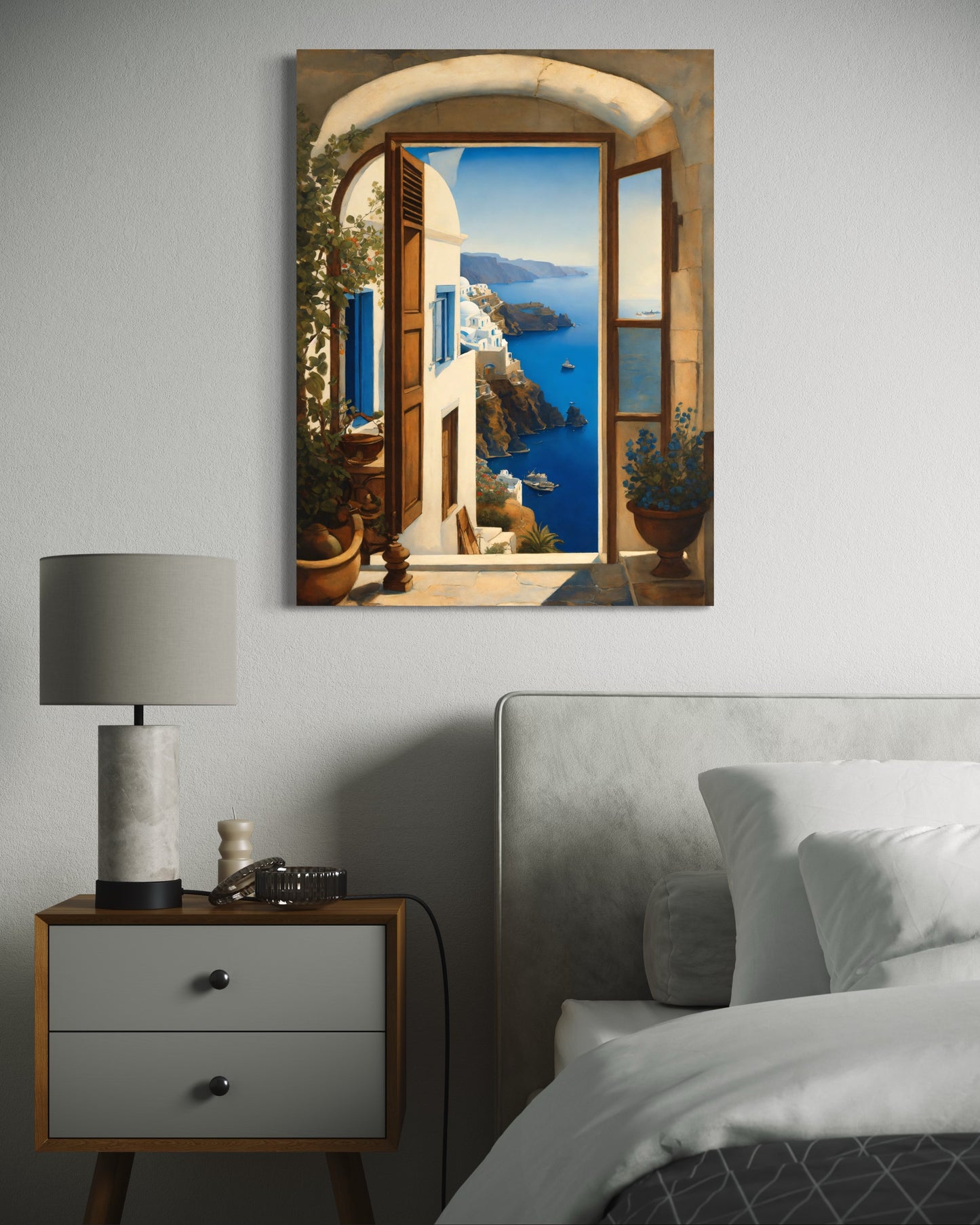 Bild auf Leinwand: „Santorini, Greece II.“