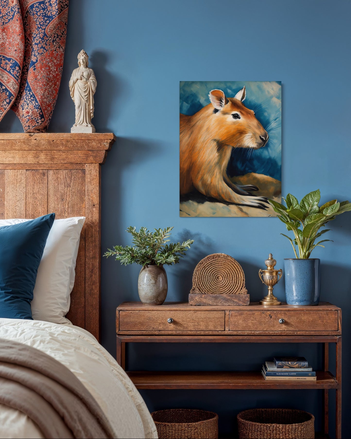 Bild auf Leinwand: „ The Capivara from Amazon.”