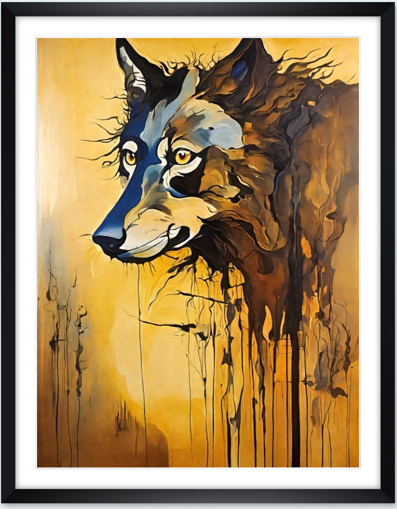 Bild: „Wolf on the Wall.“