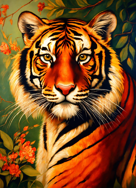 Bild auf Leinwand: „The Tiger.“