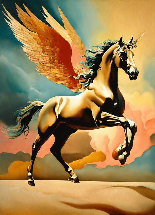 Bild auf Leinwand: „Pegasus.“