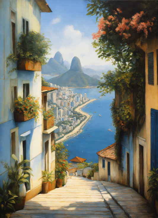Bild auf Leinwand: „Rio de Janeiro im Juni.“