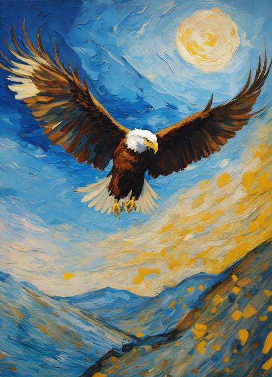 Bild auf Leinwand: „ Flying Eagle.“