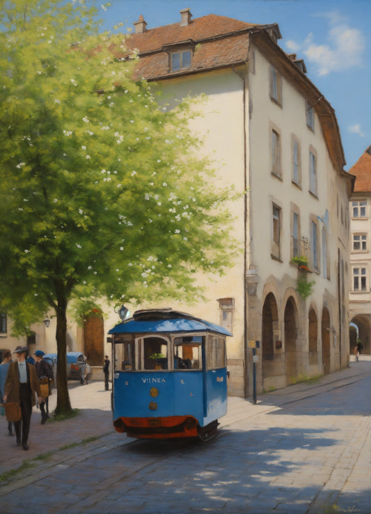 Bild auf Leinwand: „Neu-Ulm, Germany in Spring II.“