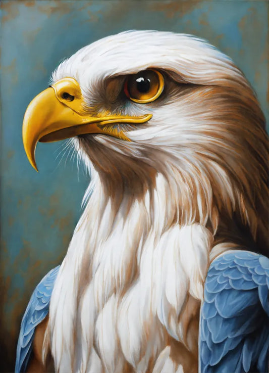 Bild auf Leinwand: „Look of an Eagle.“