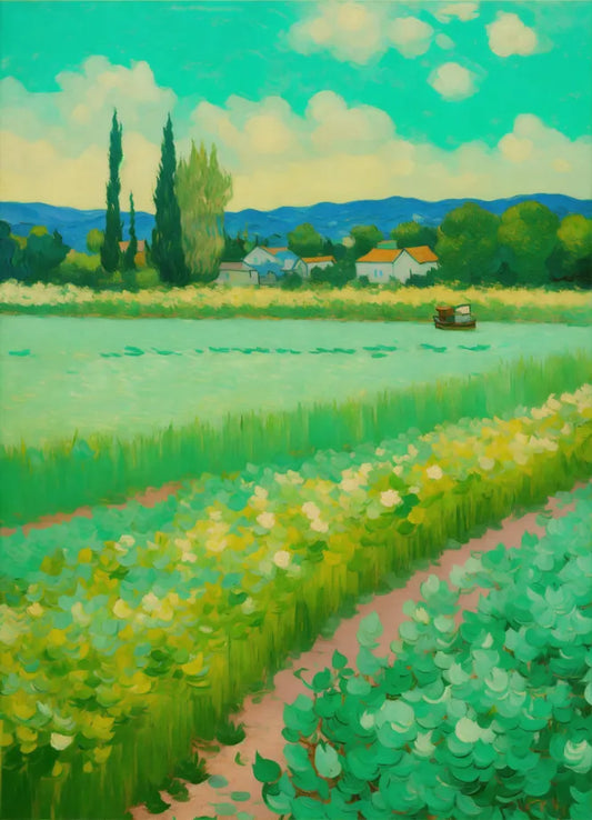 Bild auf Leinwand: „ Life in the countryside.”