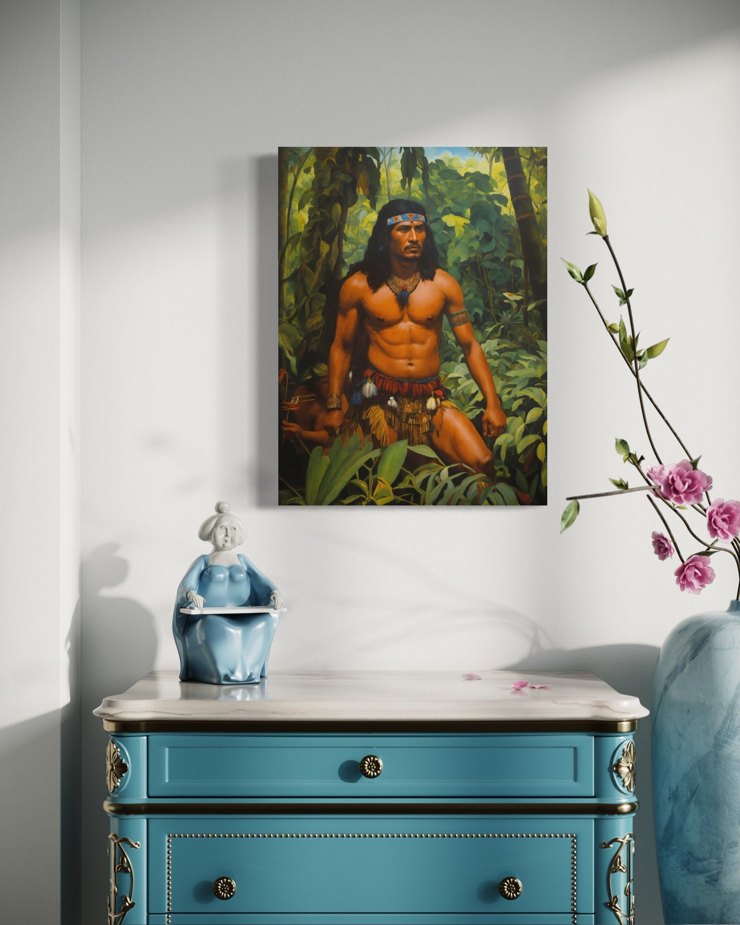 Bild auf Leinwand: „ The Warrior from Amazon.”