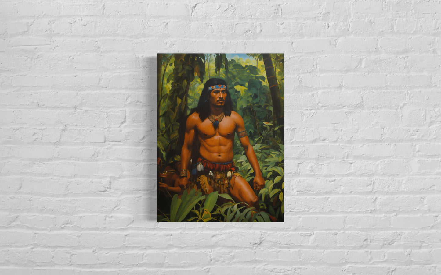 Bild auf Leinwand: „ The Warrior from Amazon.”