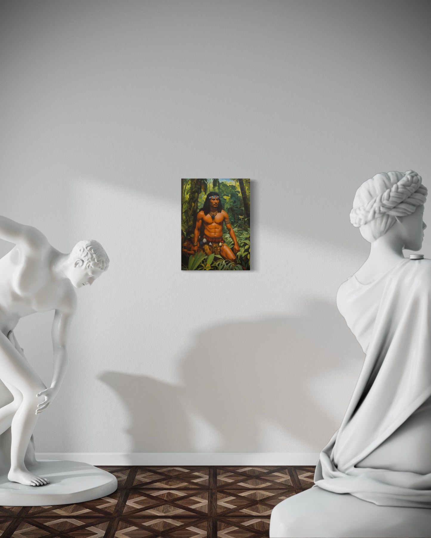 Bild auf Leinwand: „ The Warrior from Amazon.”