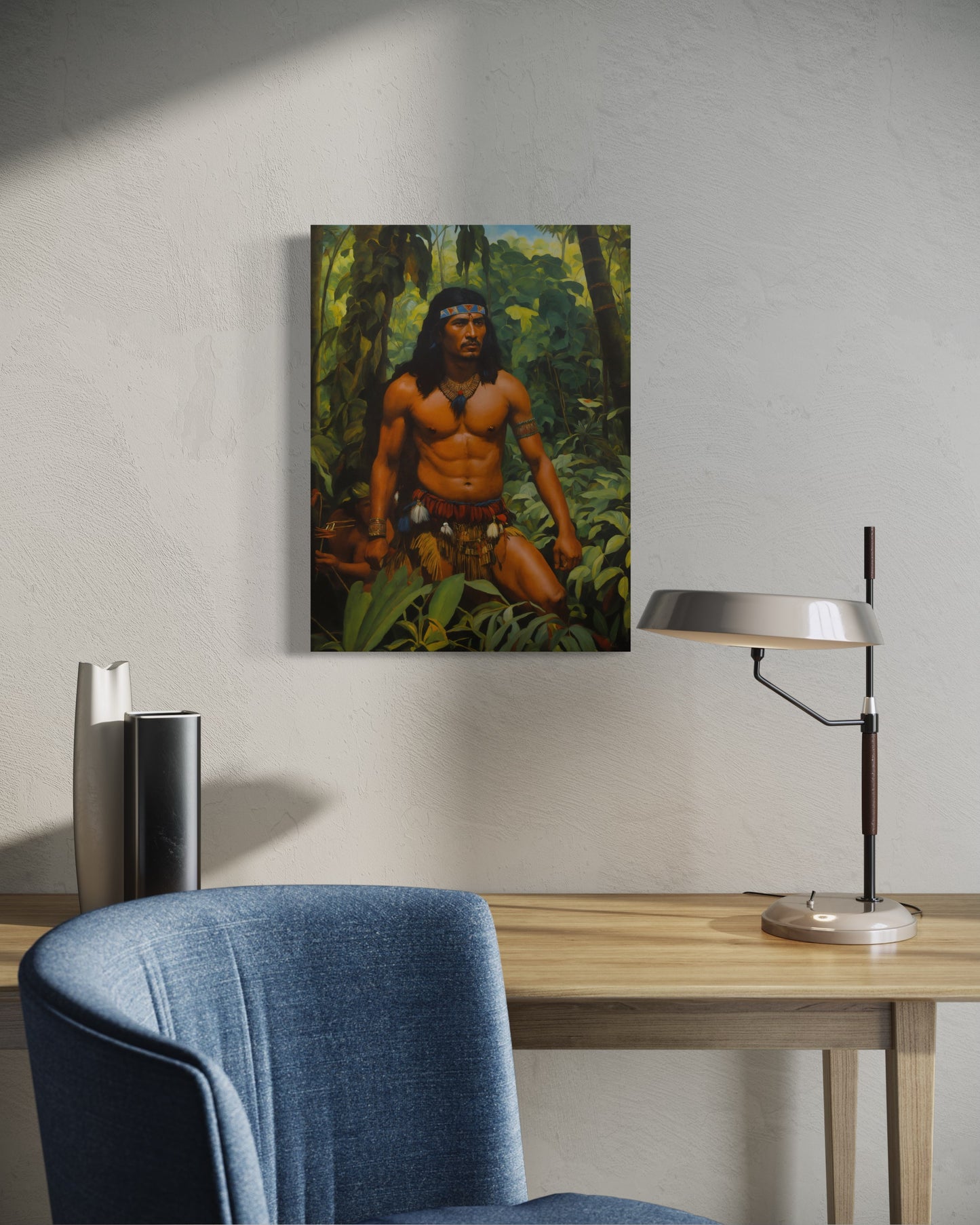 Bild auf Leinwand: „ The Warrior from Amazon.”