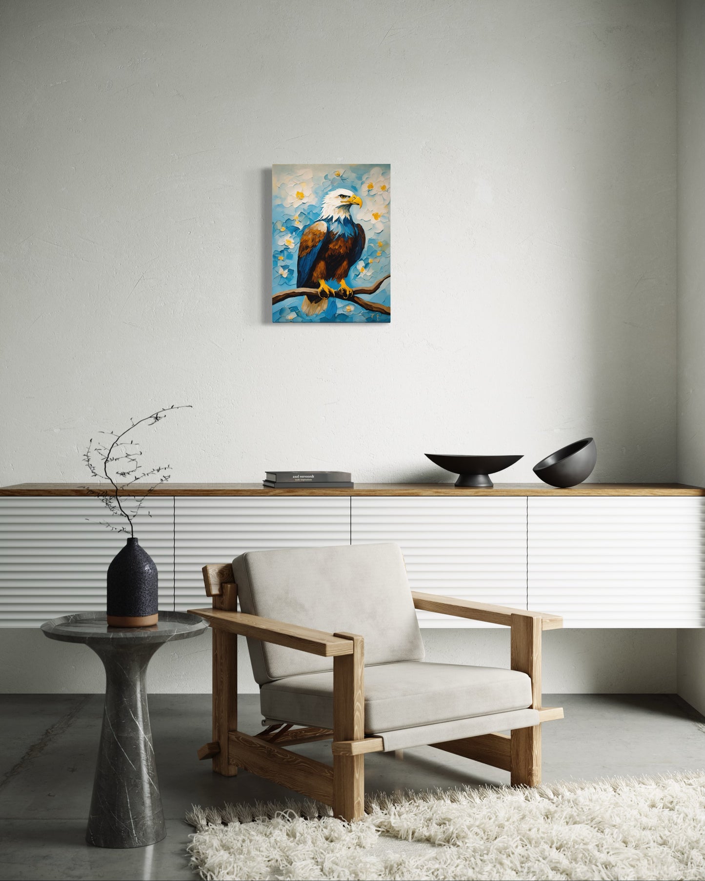 Bild auf Leinwand: „Eagle on a tree.“