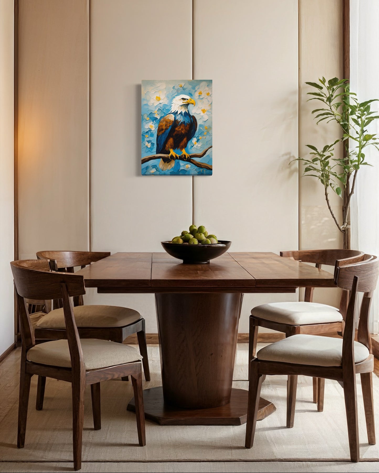 Bild auf Leinwand: „Eagle on a tree.“