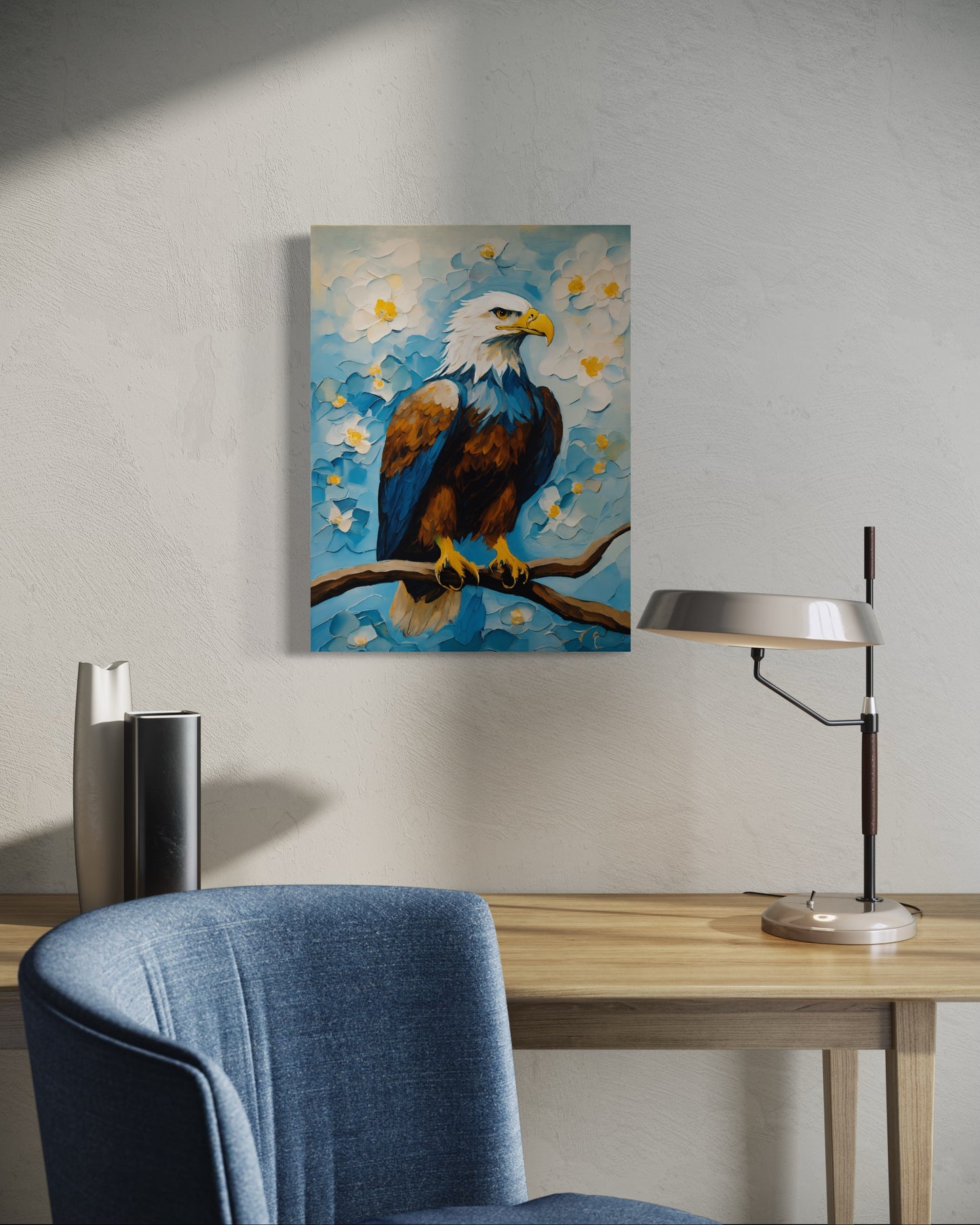 Bild auf Leinwand: „Eagle on a tree.“