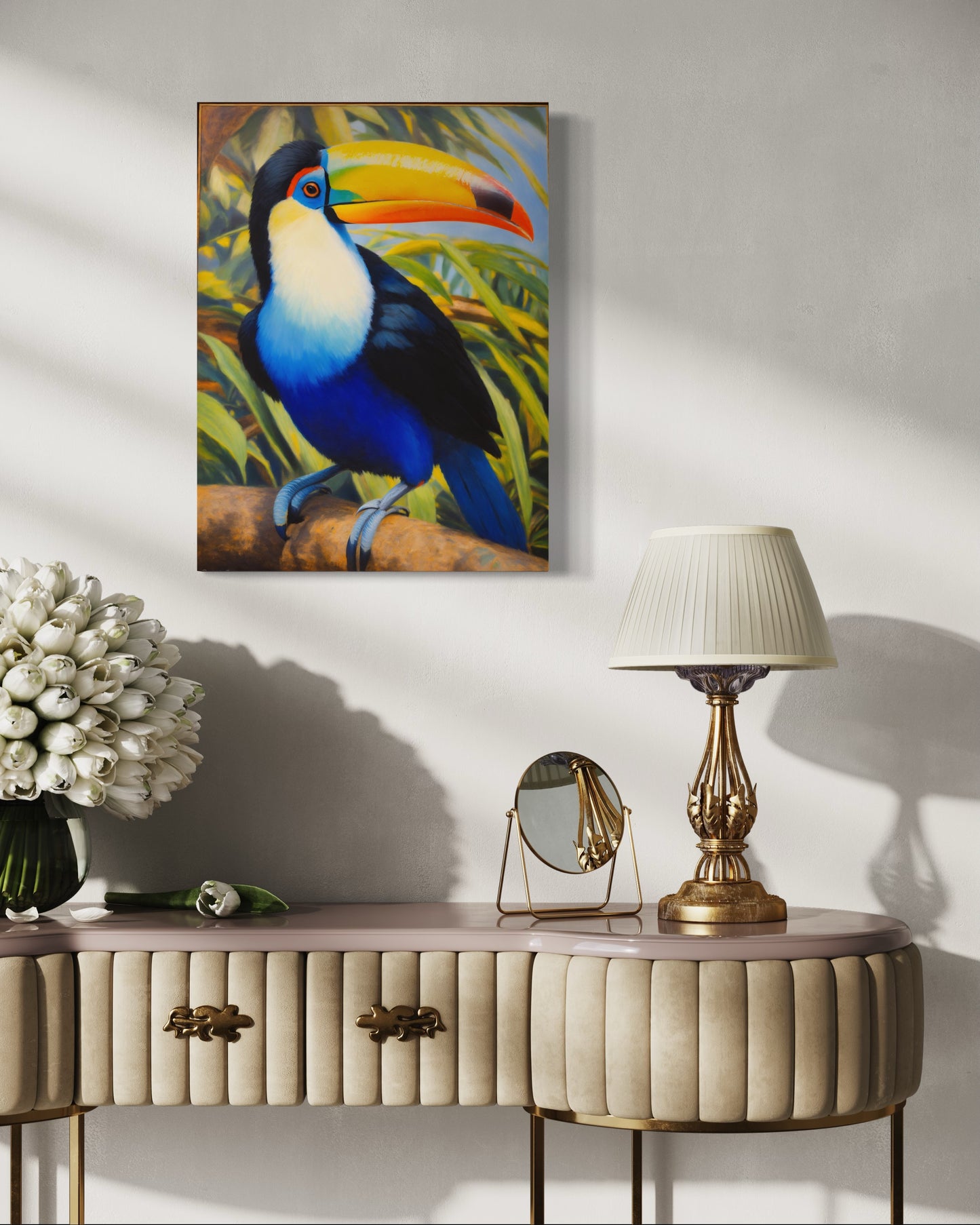 Bild auf Leinwand: „Rafael, The Toucan from Amazon.”