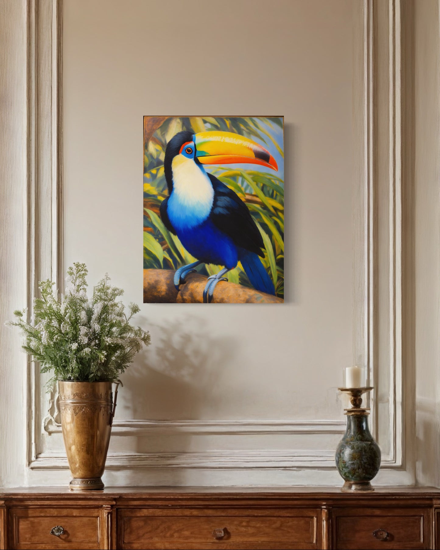 Bild auf Leinwand: „Rafael, The Toucan from Amazon.”