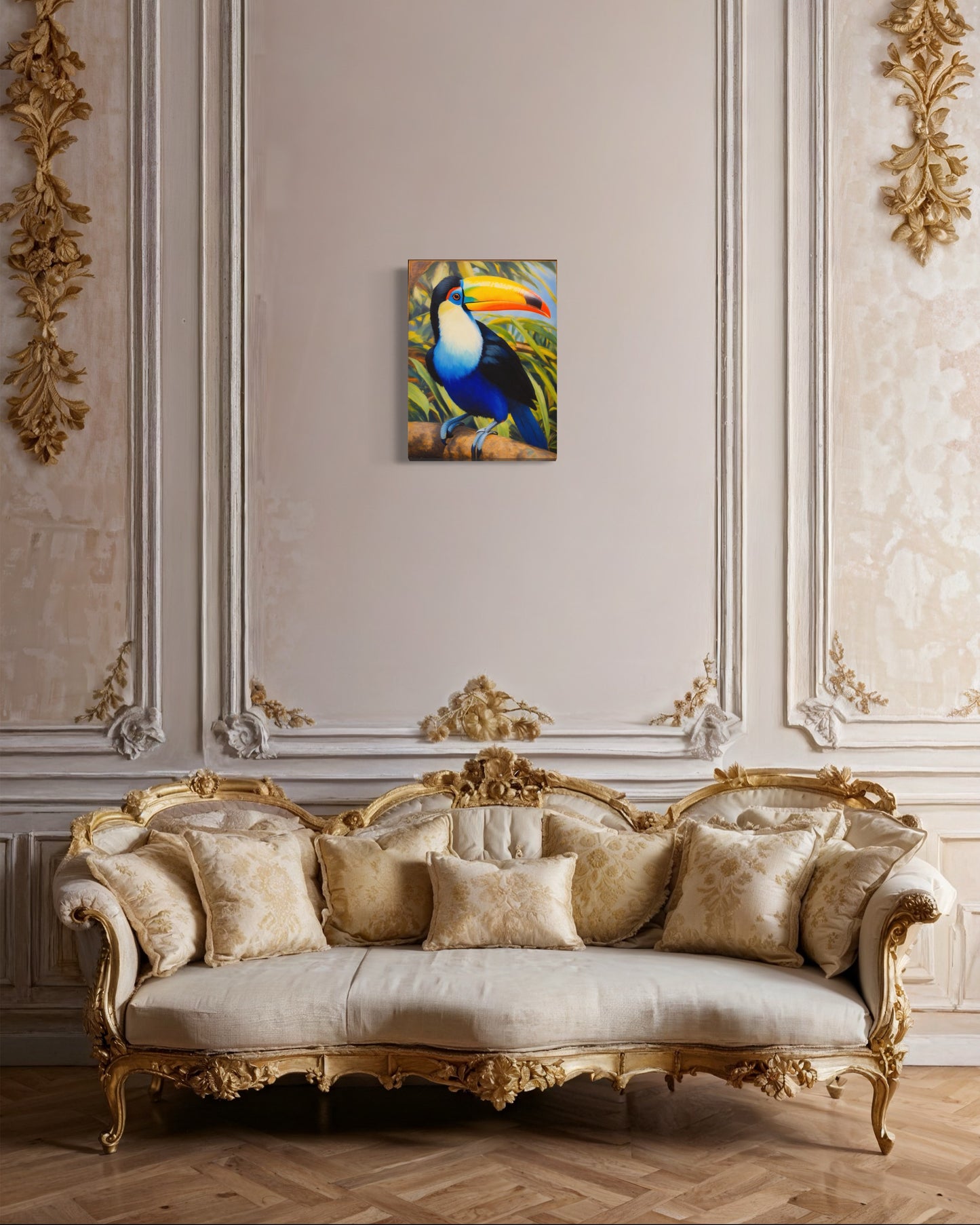 Bild auf Leinwand: „Rafael, The Toucan from Amazon.”
