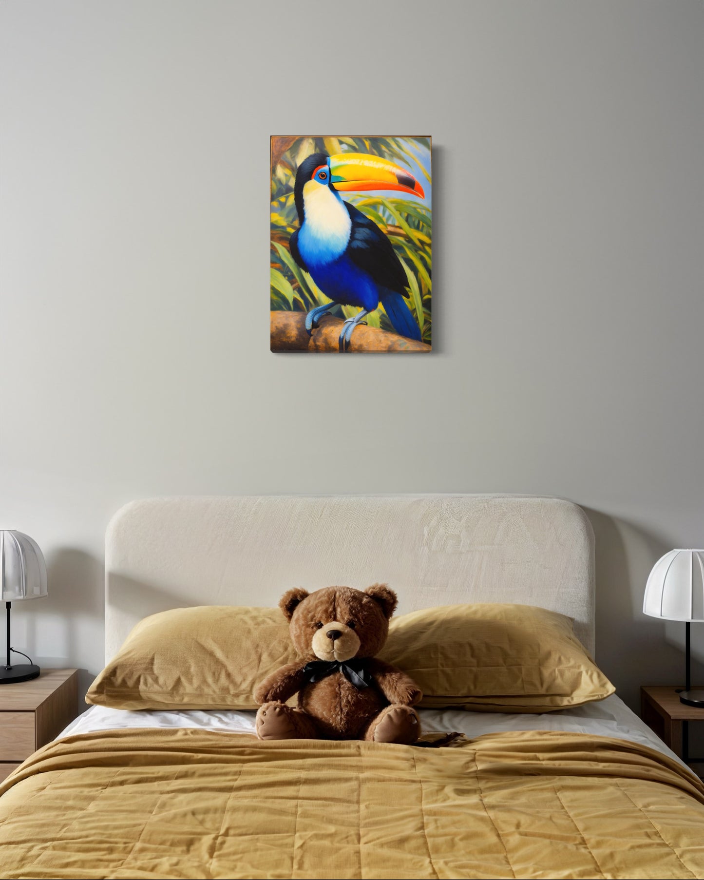 Bild auf Leinwand: „Rafael, The Toucan from Amazon.”