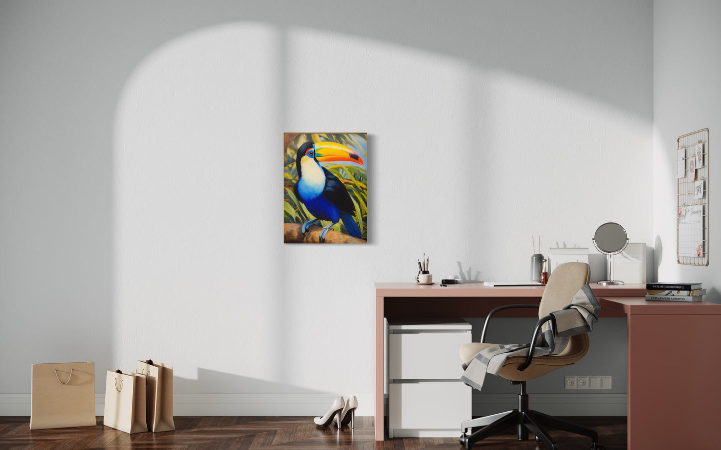 Bild auf Leinwand: „Rafael, The Toucan from Amazon.”