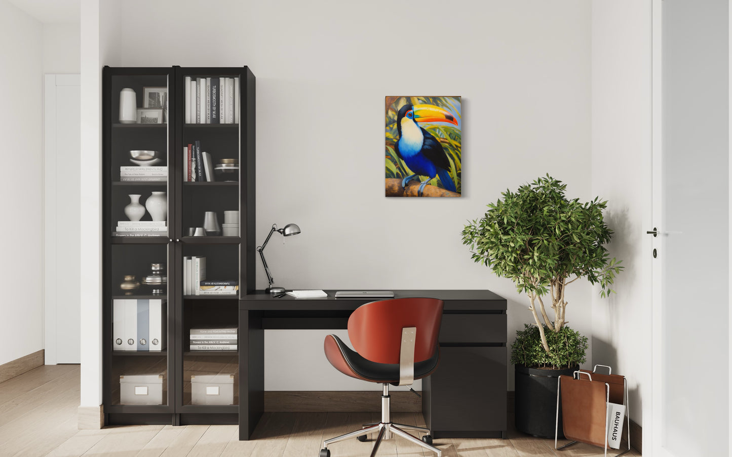Bild auf Leinwand: „Rafael, The Toucan from Amazon.”