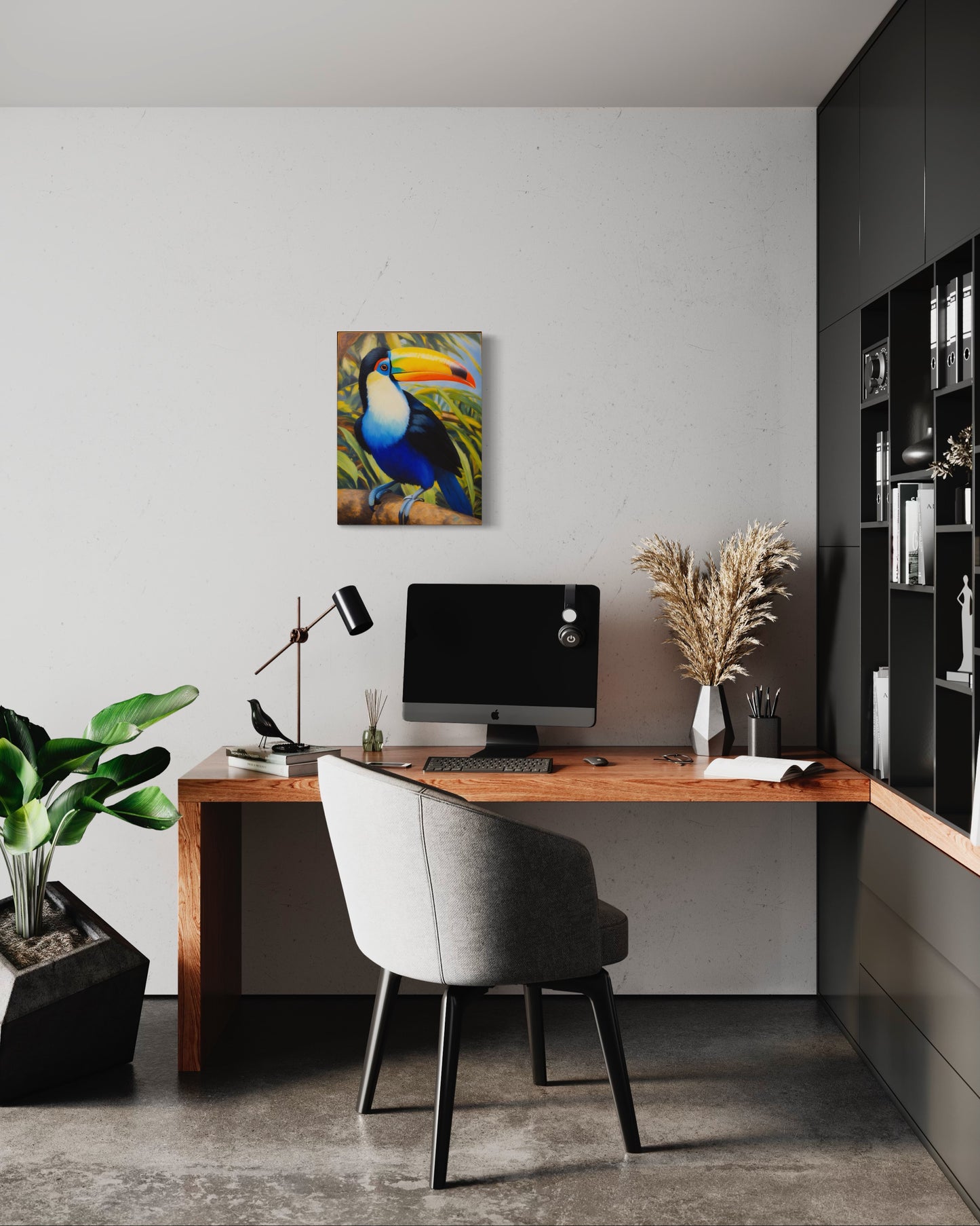 Bild auf Leinwand: „Rafael, The Toucan from Amazon.”