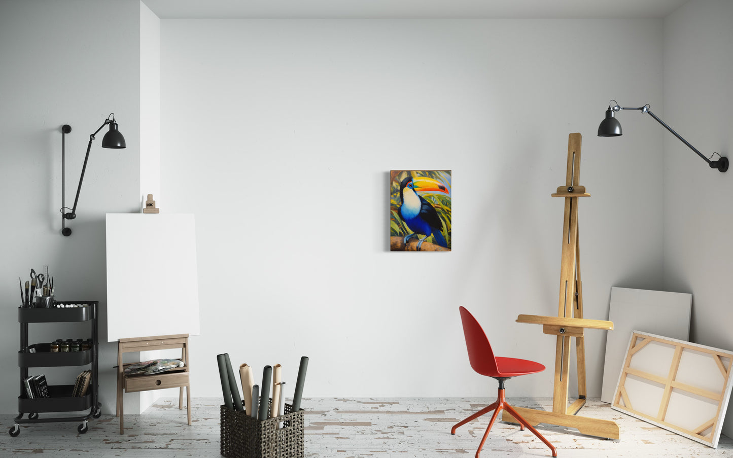 Bild auf Leinwand: „Rafael, The Toucan from Amazon.”