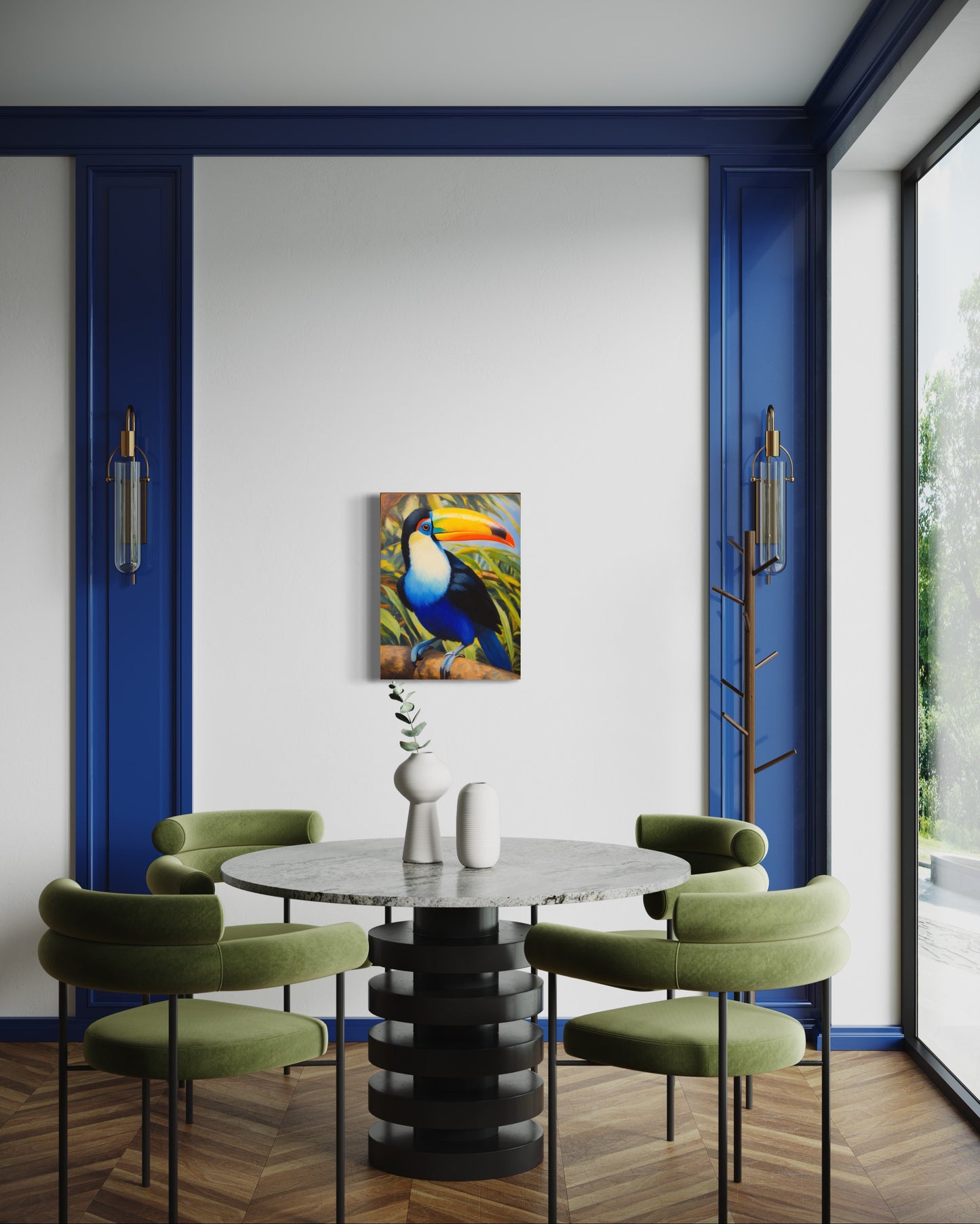 Bild auf Leinwand: „Rafael, The Toucan from Amazon.”