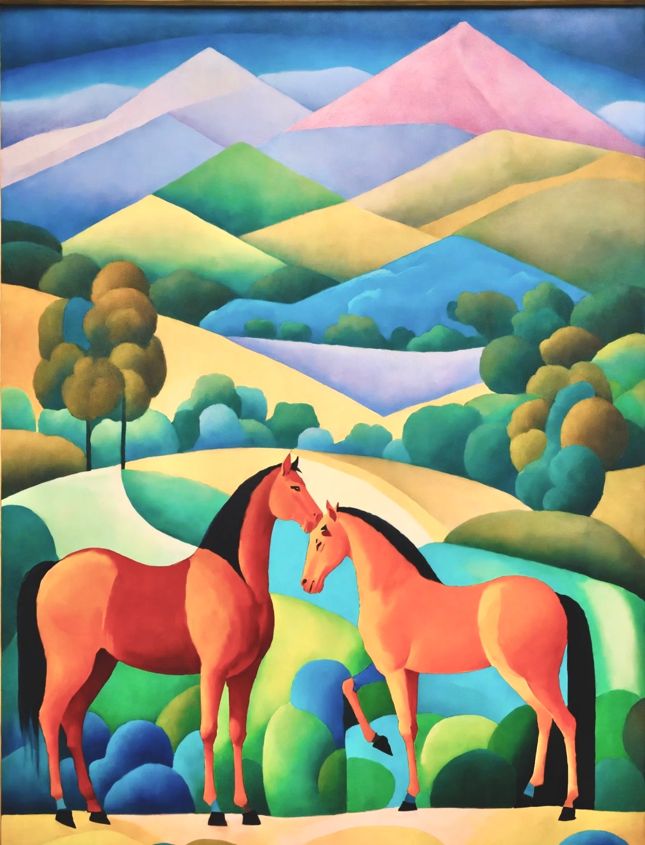 Bild auf Leinwand: "Equestrian Serenade"