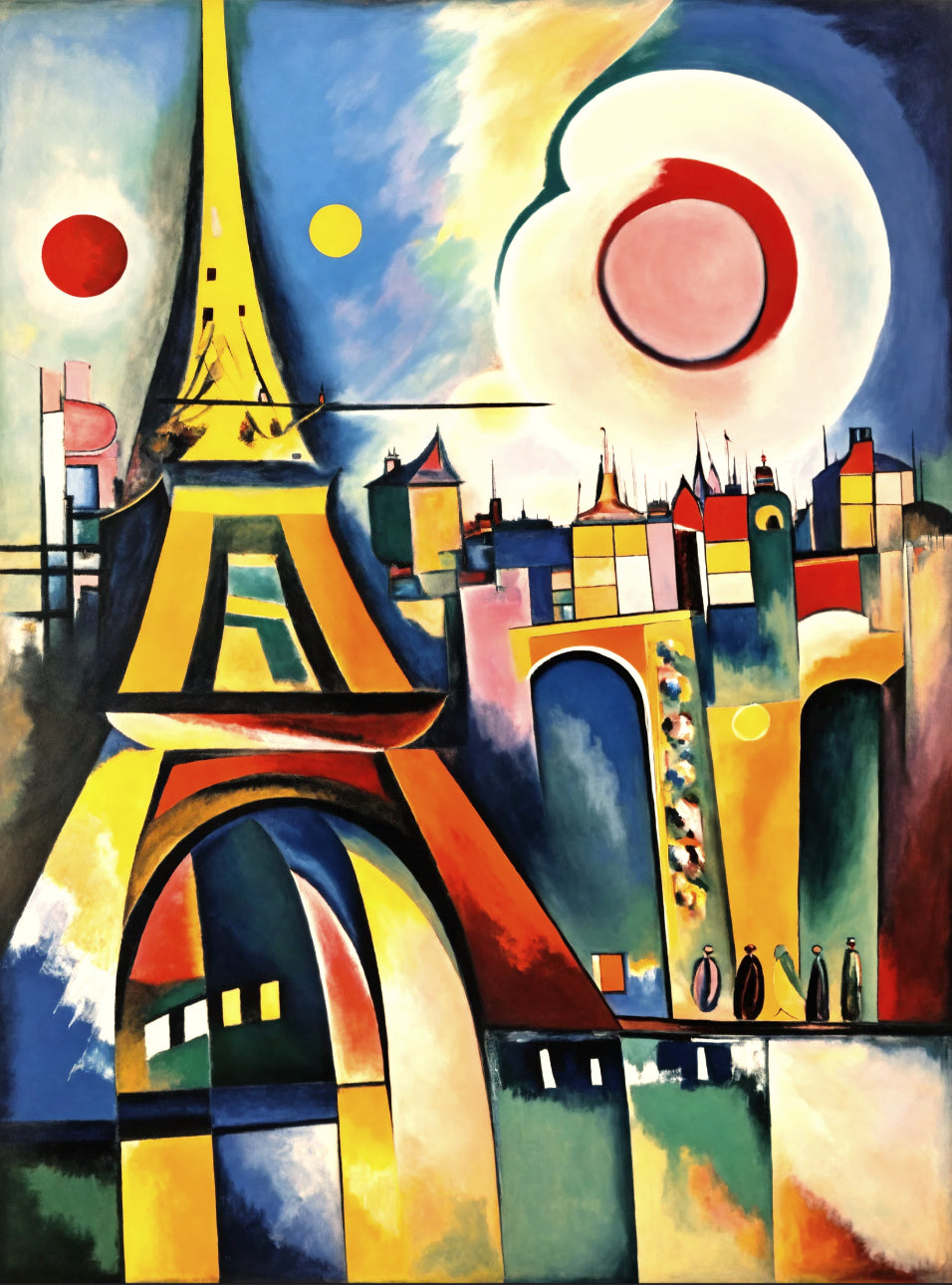 Bild auf Leinwand: "Vibrant Parisian Dreams"