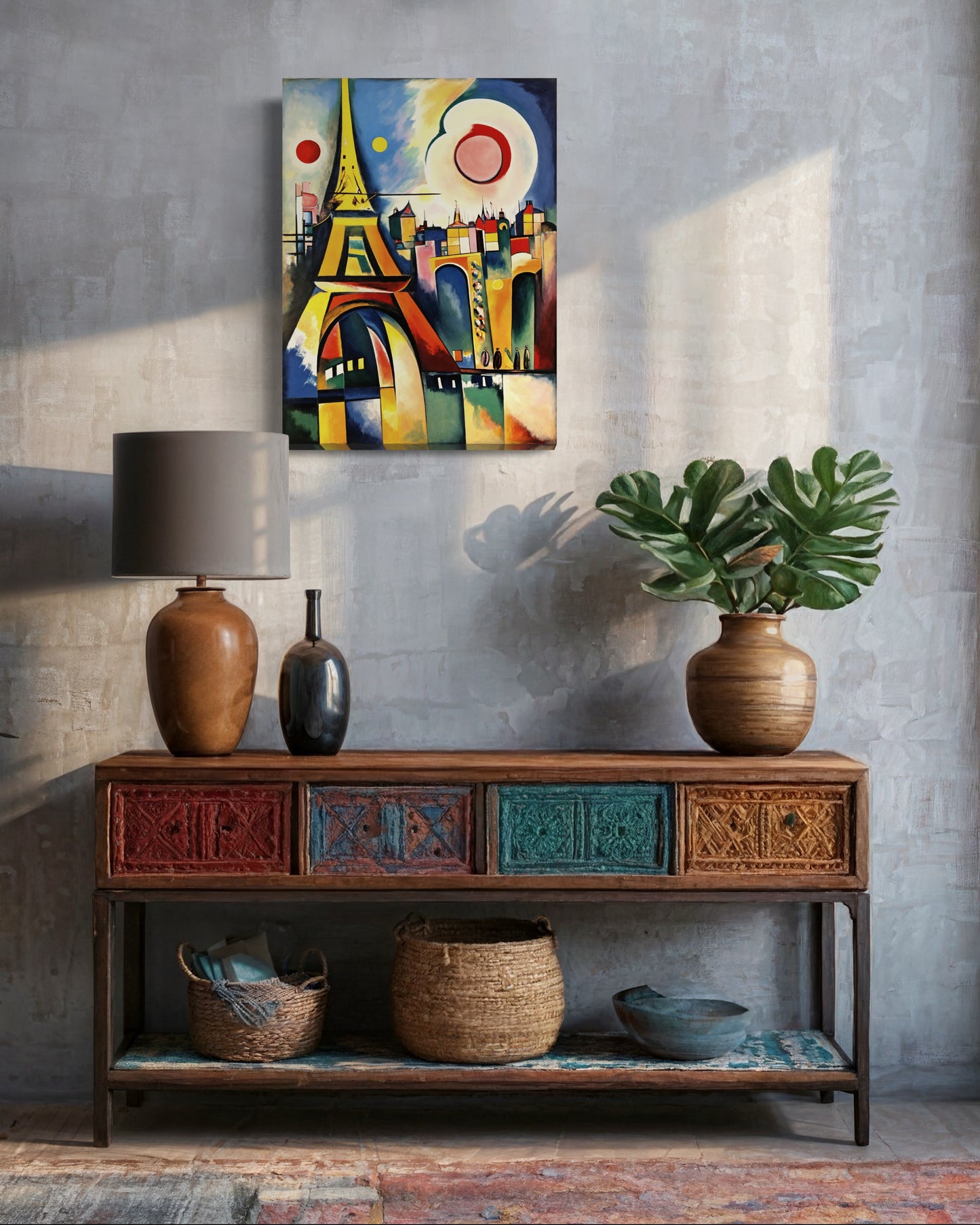 Bild auf Leinwand: "Vibrant Parisian Dreams"